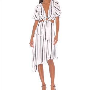 NEW Revolve House of Harlow 1960 Sevita Midi Dress